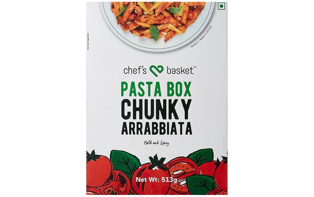 Chef's Basket Pasta Box Chunky Arrabbiata   Box  531 grams